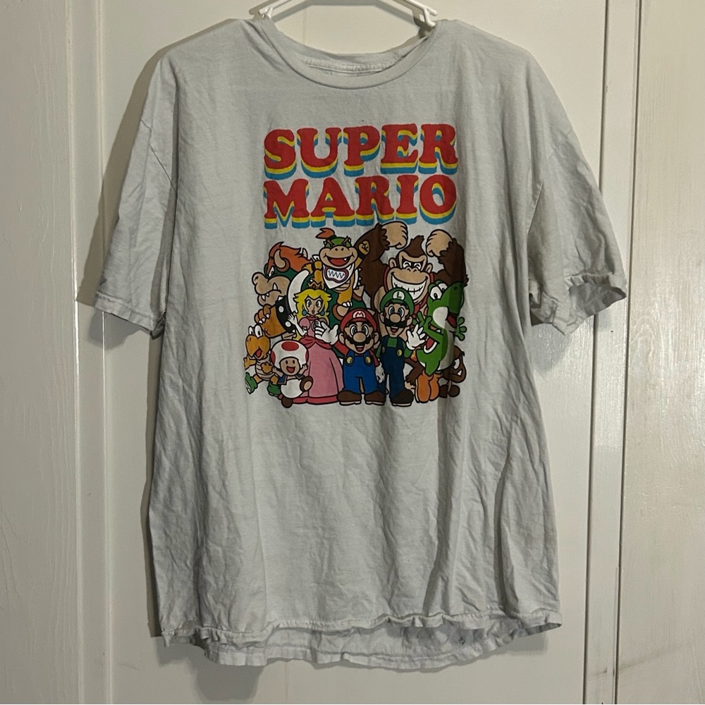 Nintendo Super Mario Characters Graphic T-Shirt Vintage Retro Men’s Size XL